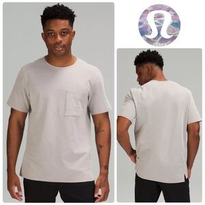 lululemon Chest Pocket Relaxed Fit T-Shirt in Light Grey